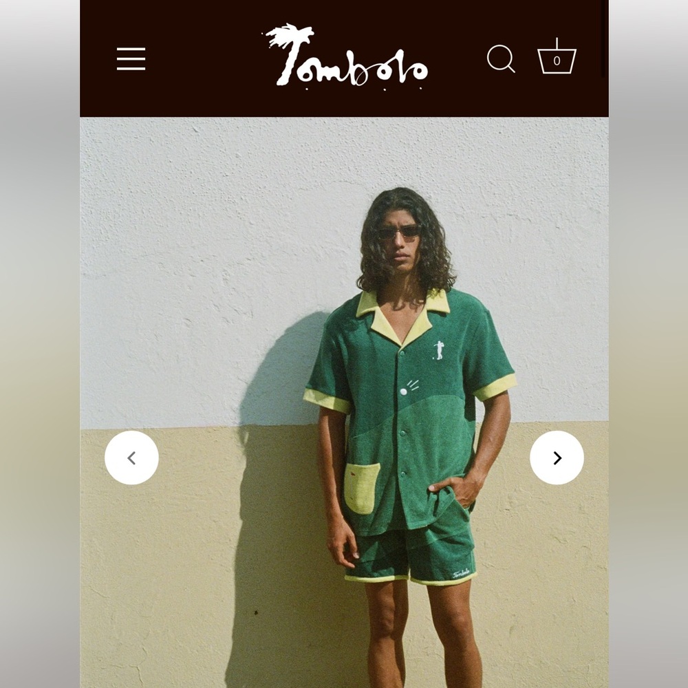 Tom Bolo 'Mulligan' Golf Cabana Shorts